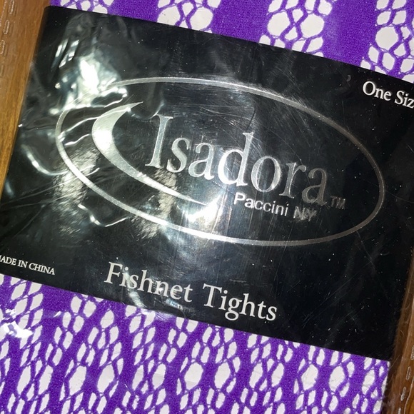 •ISADORA•NWT PURPLE FISHNET TIGHTS ONE SIZE (fits 5'-5'10"/ 100-180 Lbs.) - Picture 4 of 6
